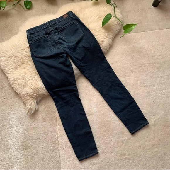 Paige Verdugo Stretch Dark Wash Skinny Jeans 28 - Picture 7 of 7